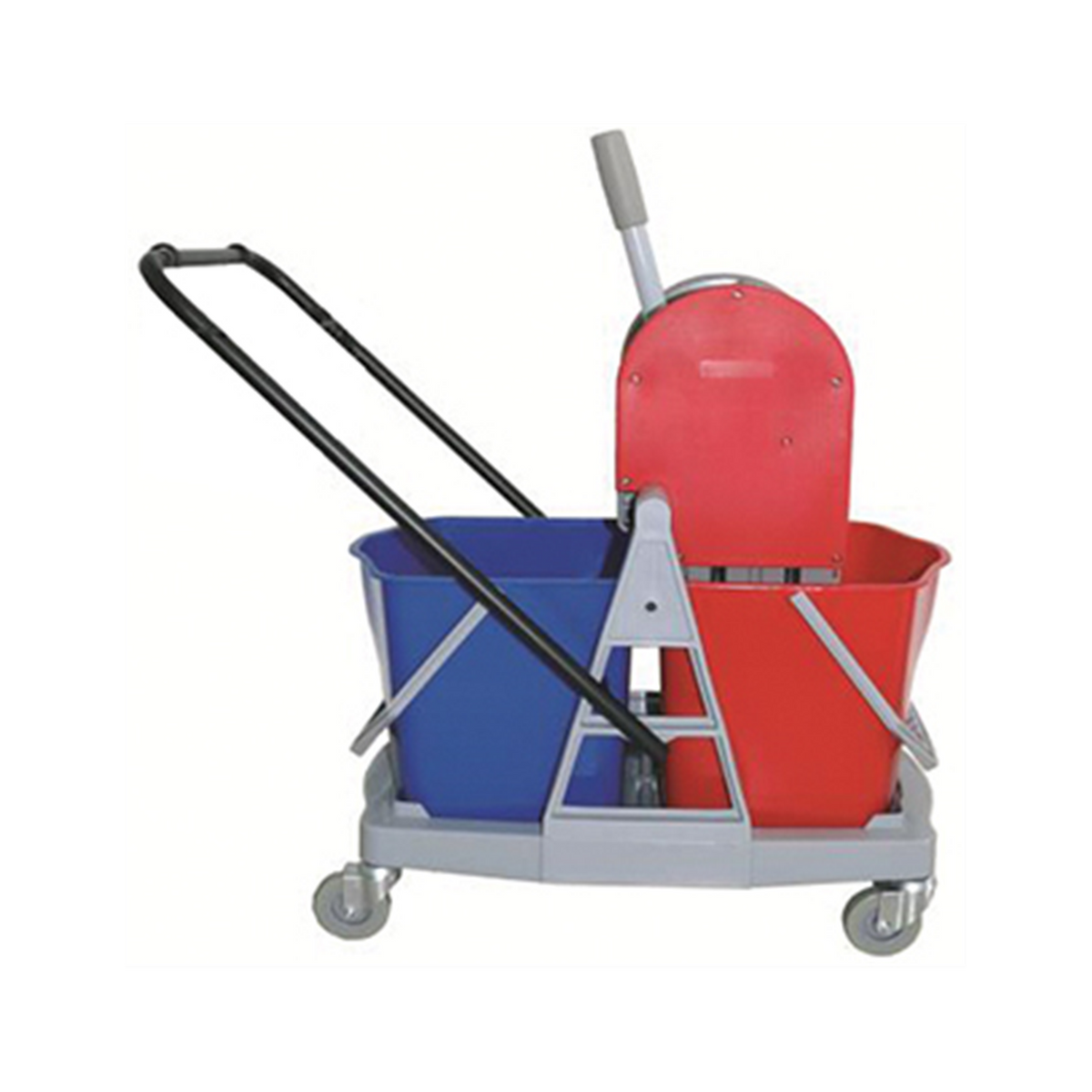 Chariot + 2 seaux + presse - 71x43x93 cm ( 007001 ) (1 X 1 unité )