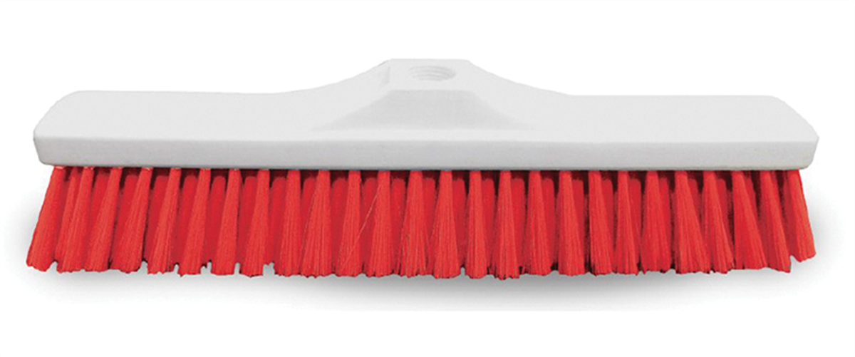 Straight broom 37.5 cm - Soft - Red ( 007064 ) (1 X 1 unit)