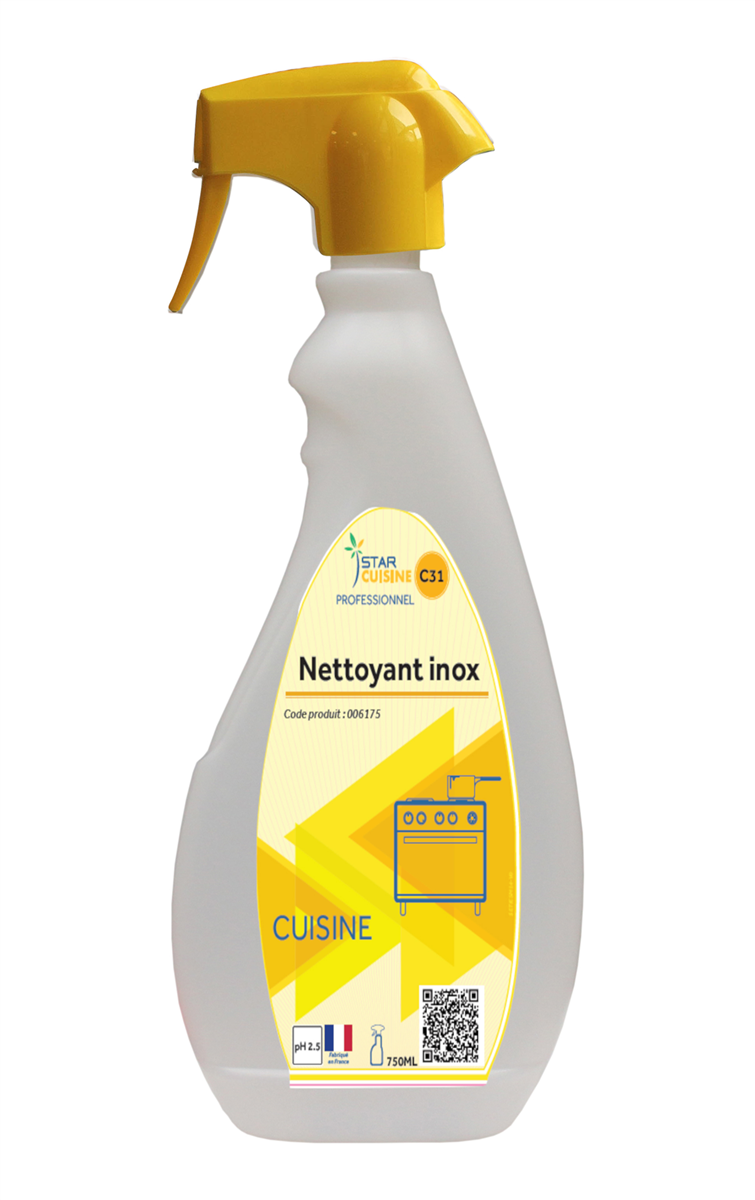 Stainless Steel Cleaner - 750 ml Spray (007750) (6 x 1 unit)
