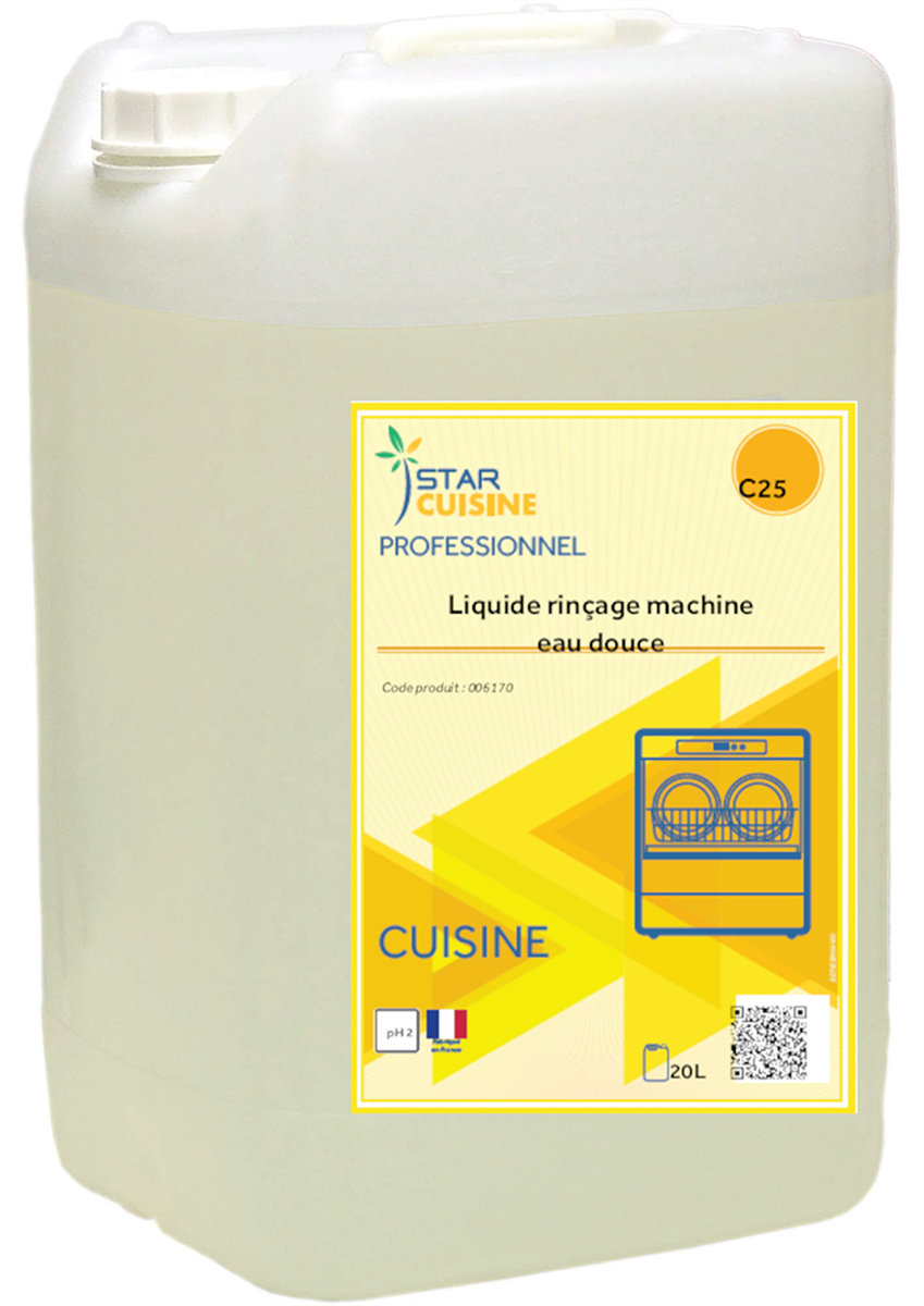 Liquide rinçage machine - Eau douce 20 L ( 006170 ) (1 X 1 unité )