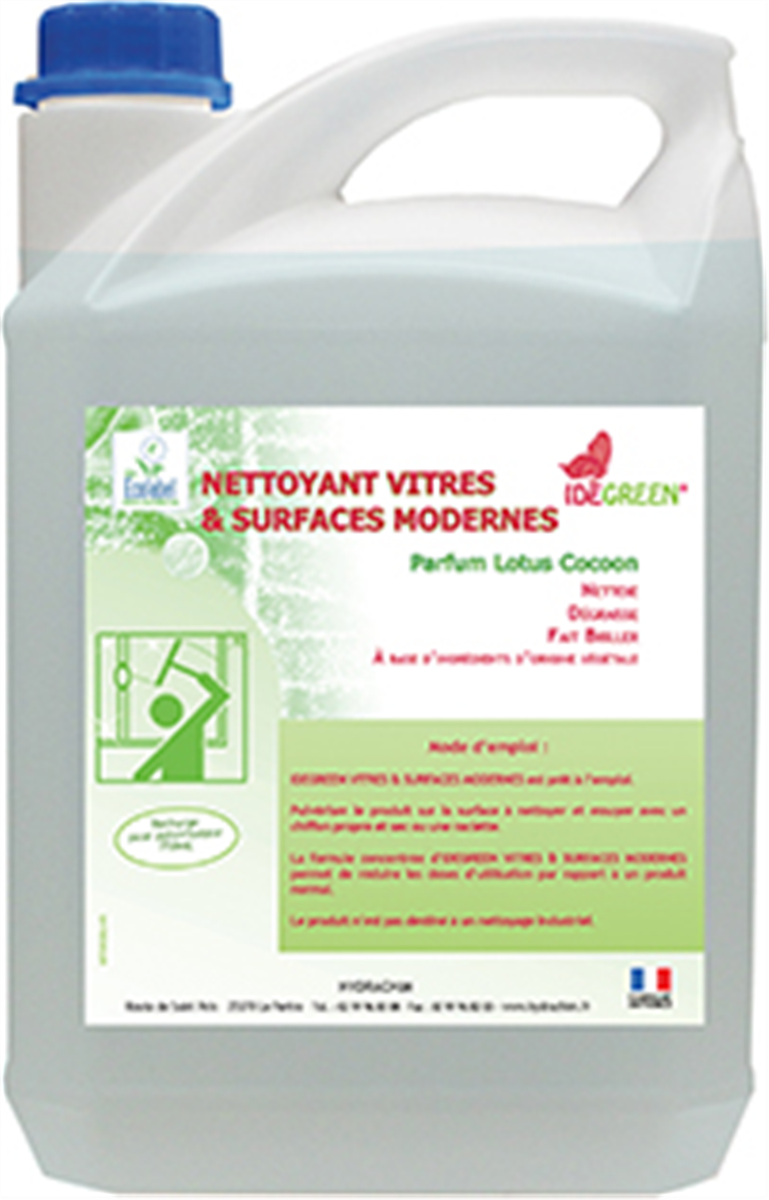 Surface/Glass Cleaner - 5 L container - IdeGreen ( 006135 ) (4 X 1 unit )