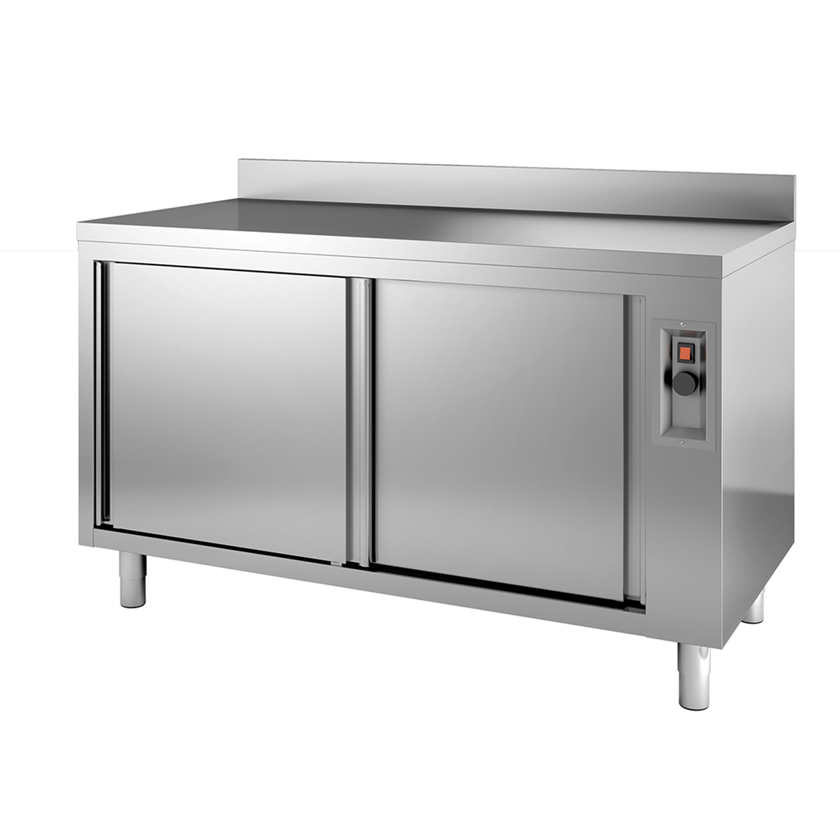 Heated base cabinet, wall-mounted, 1200x700x850/900mm (818041) (1 X 1 unit)