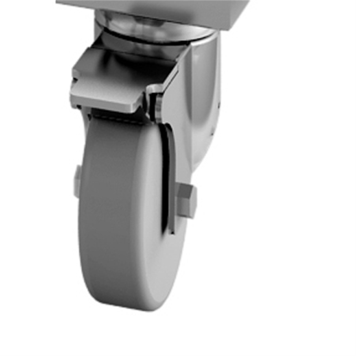 Kit 4 castors ø 125mm - square leg furniture ( 818059 ) (1 X 1 unit )
