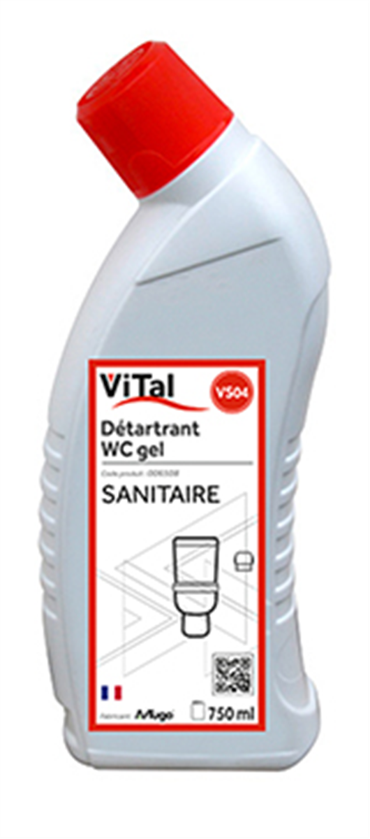Toilet descaling gel - 750 ml bottle (006508) (12 X 1 unit)
