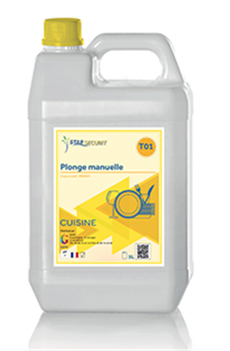 Liquide lavage plonge manuelle - Bidon 5 L ( 006901 ) (4 X 1 unité )