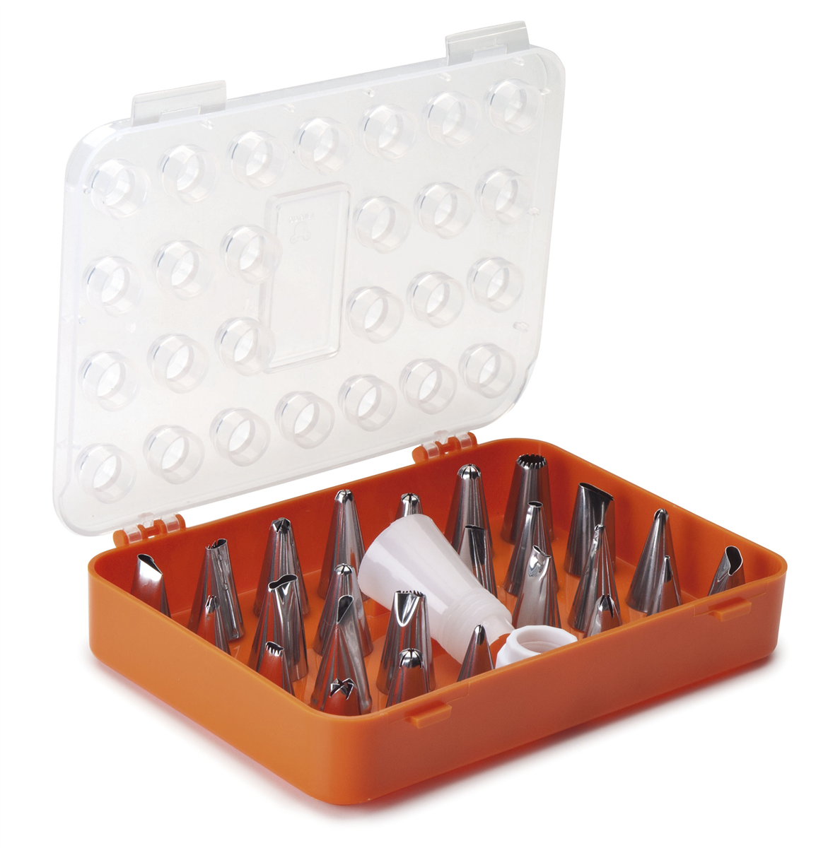 Set de 26 douilles de décoration + adaptateur - Inox ( 089404 ) (1 X 1 unité )