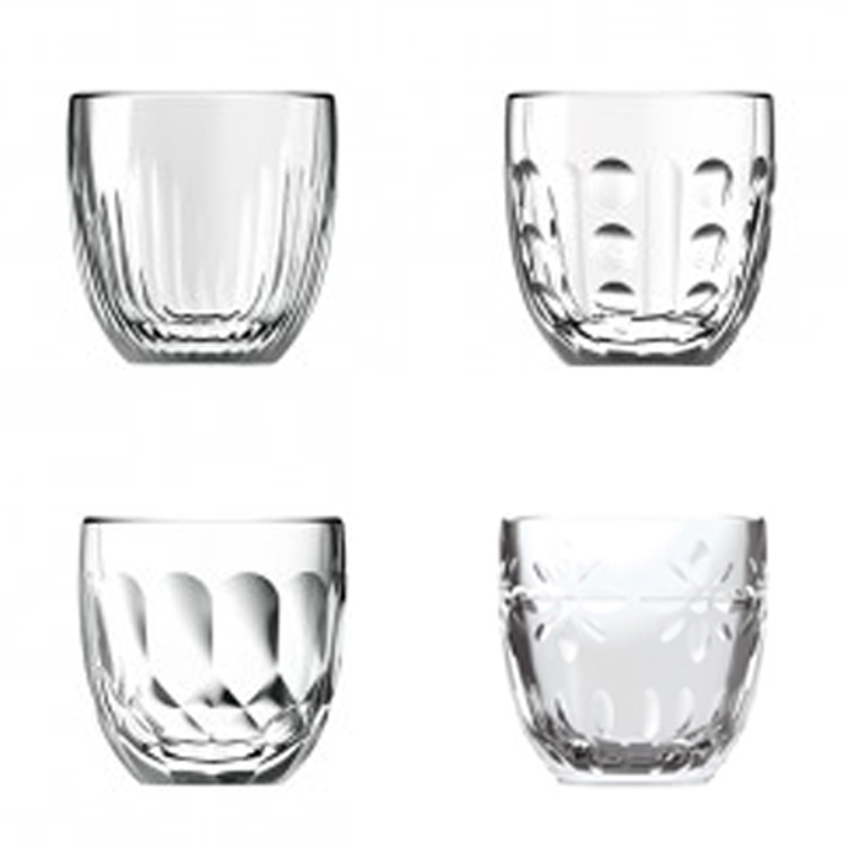 4 matching 10 cl tumblers - Troquet ( 030733 ) (1 X 4 units )