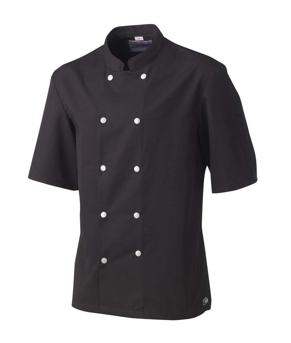 Veste homme manches courtes noire T2 - Blake ( 981416 ) (1 X 1 unité )
