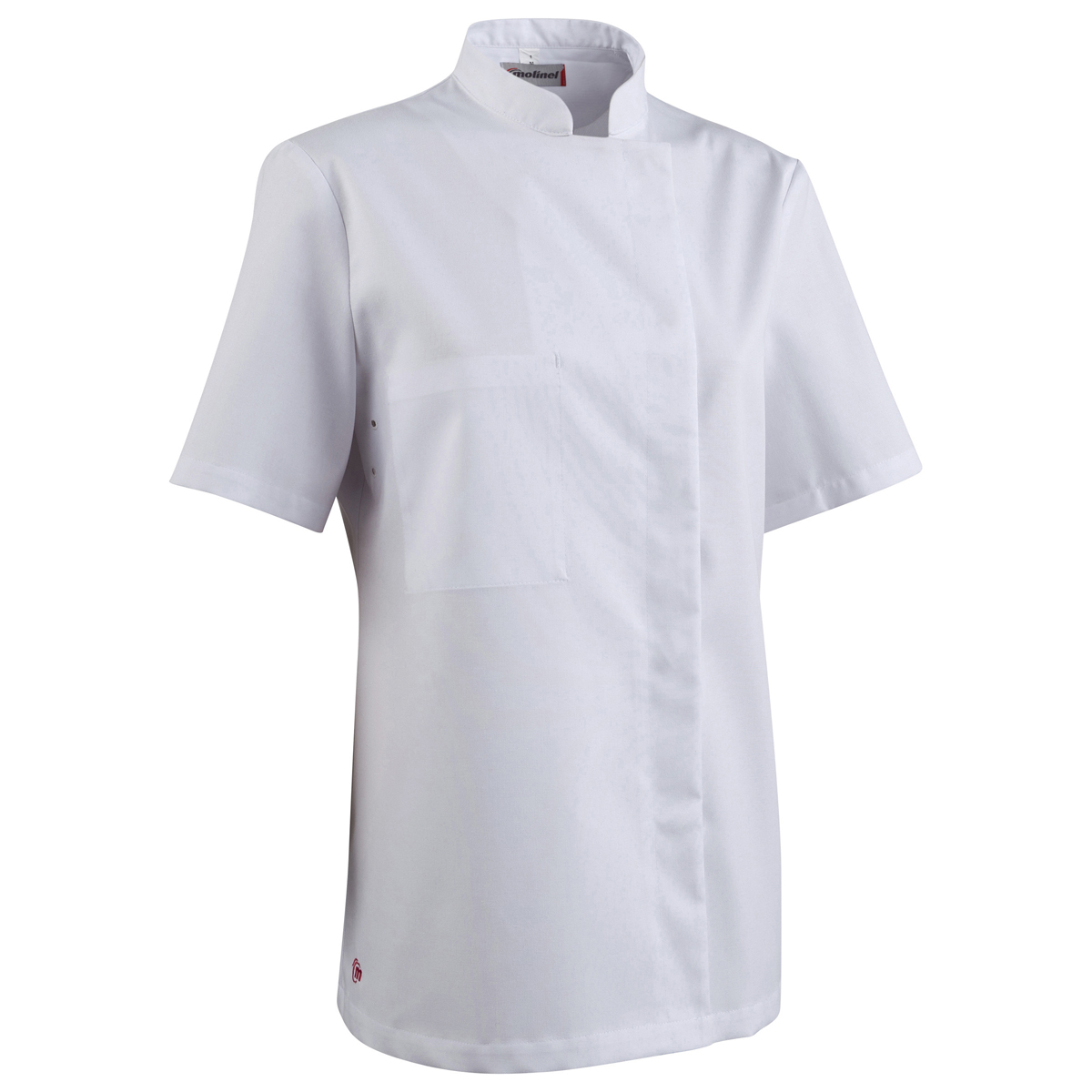 Women's white short-sleeved jacket, size S - Busi (982155) (1 X 1 unit)