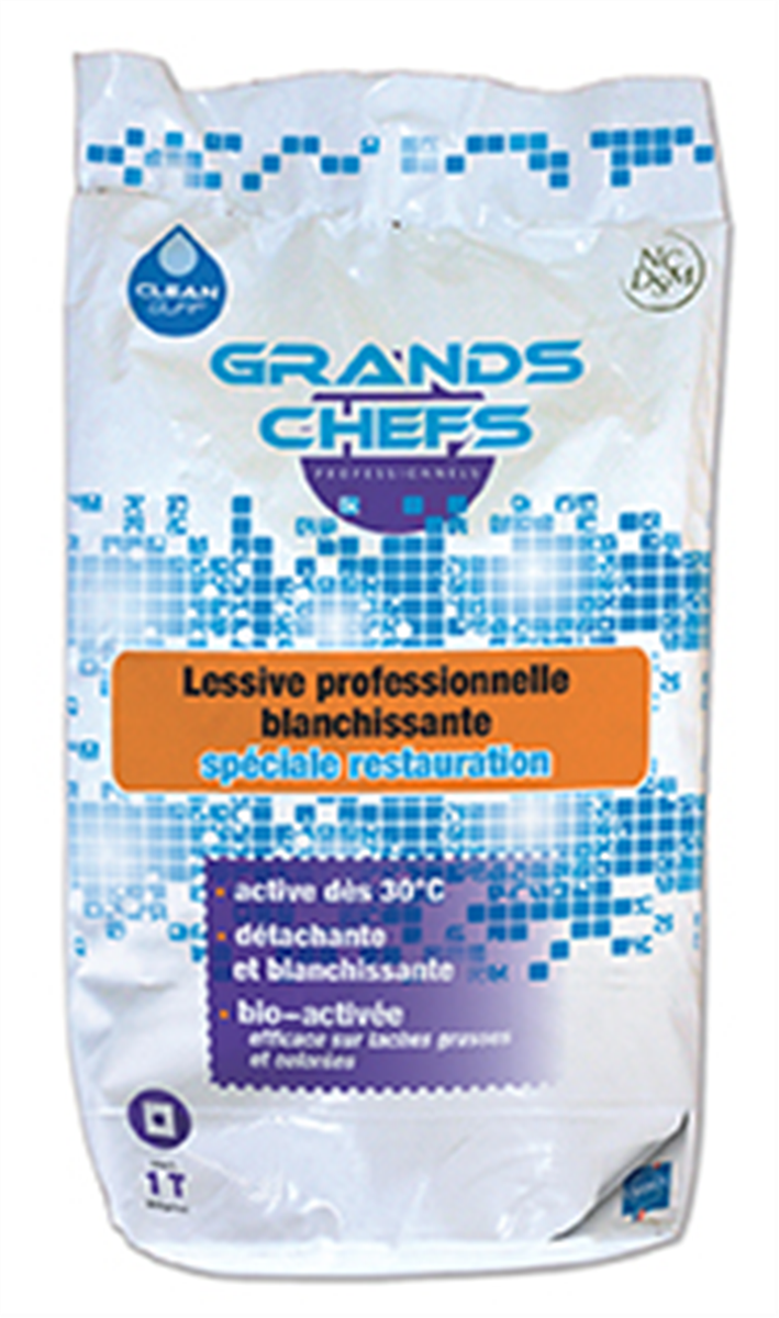 Lessive spéciale restauration 15kg - CS Grands Chefs ( 006701 ) (1 X 1 unité )
