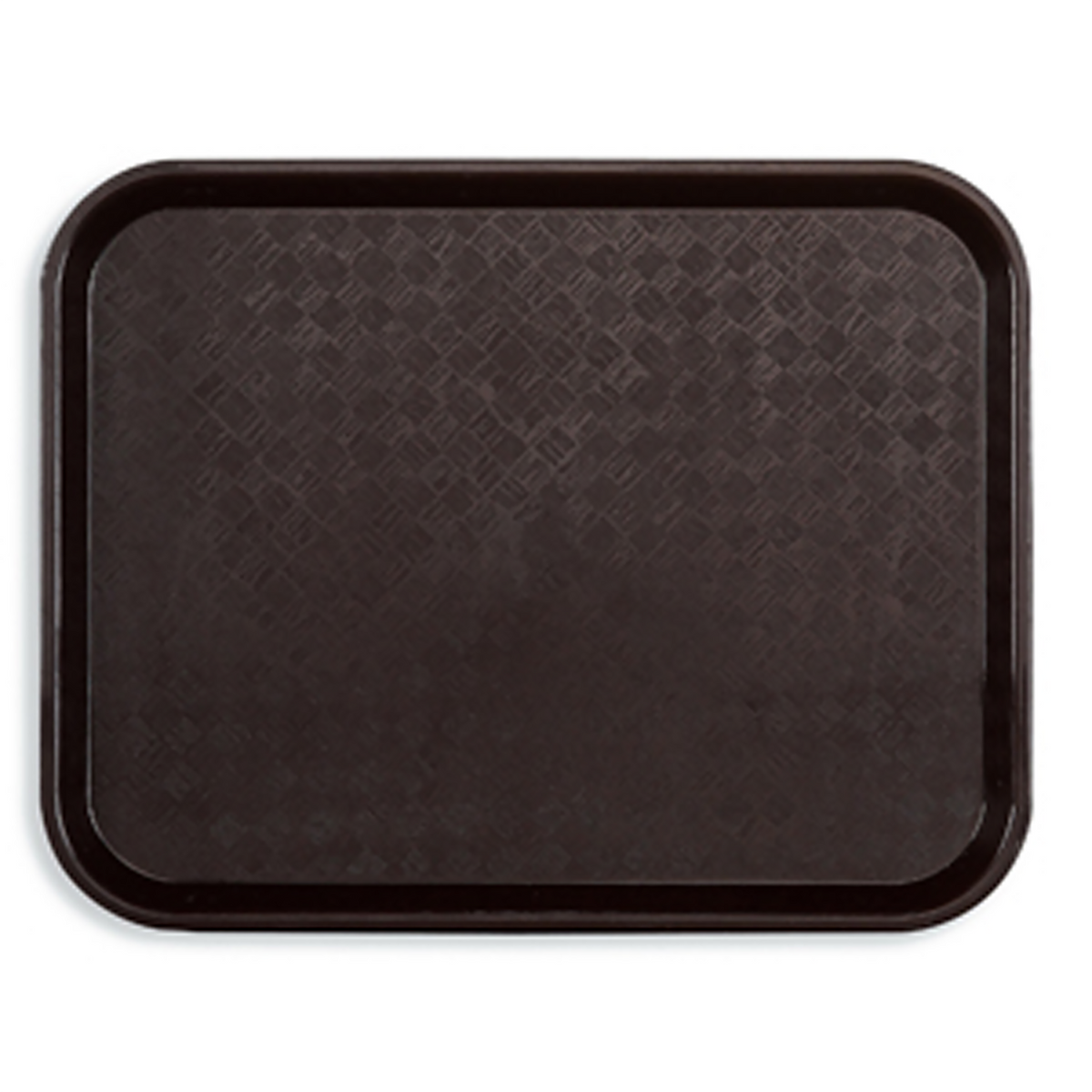 Plateau-Polypropylène 46x36cm-Chocolat-Fast food  ( 890461 ) (40 X 1 unité )