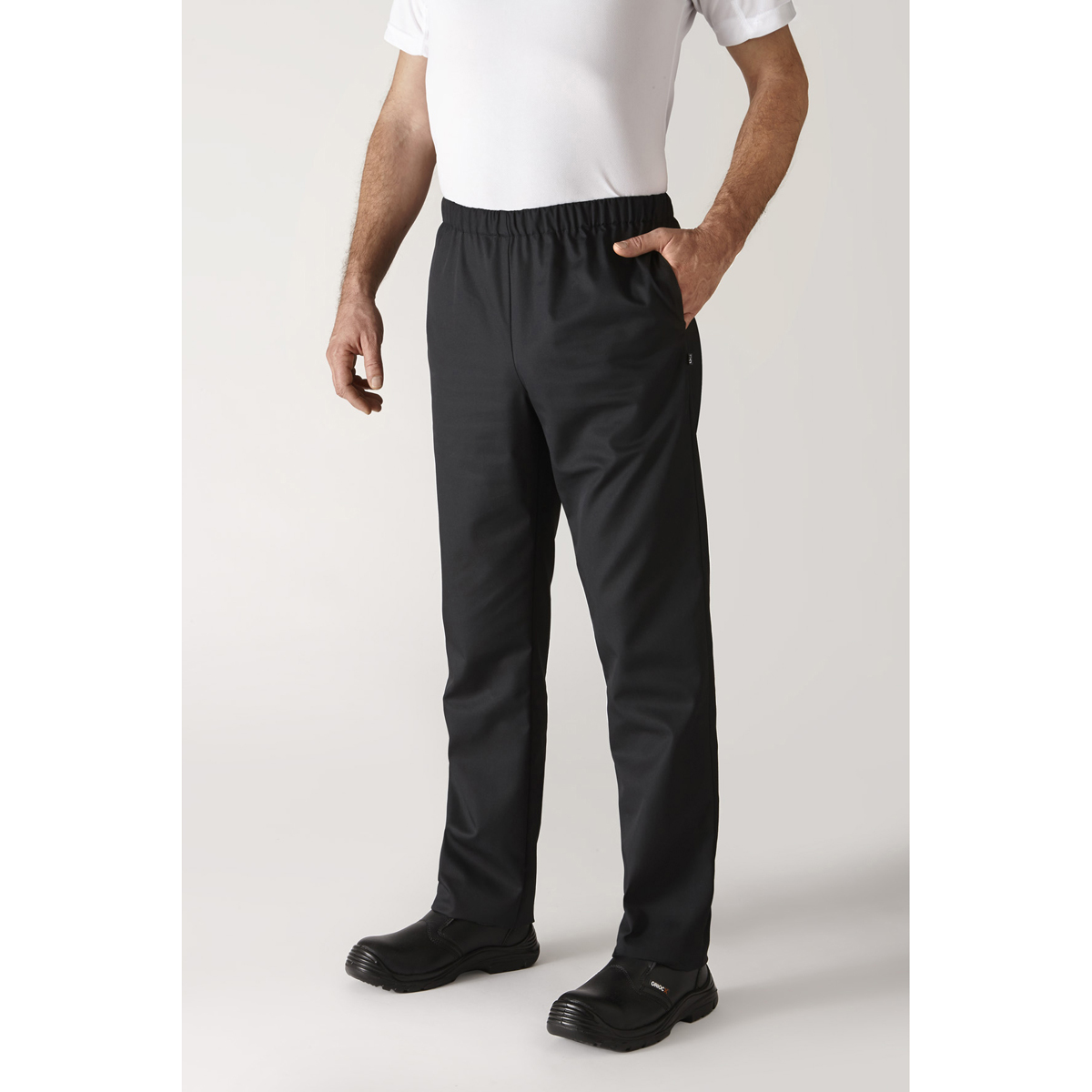 Unisex black trousers size 2 - Umini (909502) (1 X 1 unit)