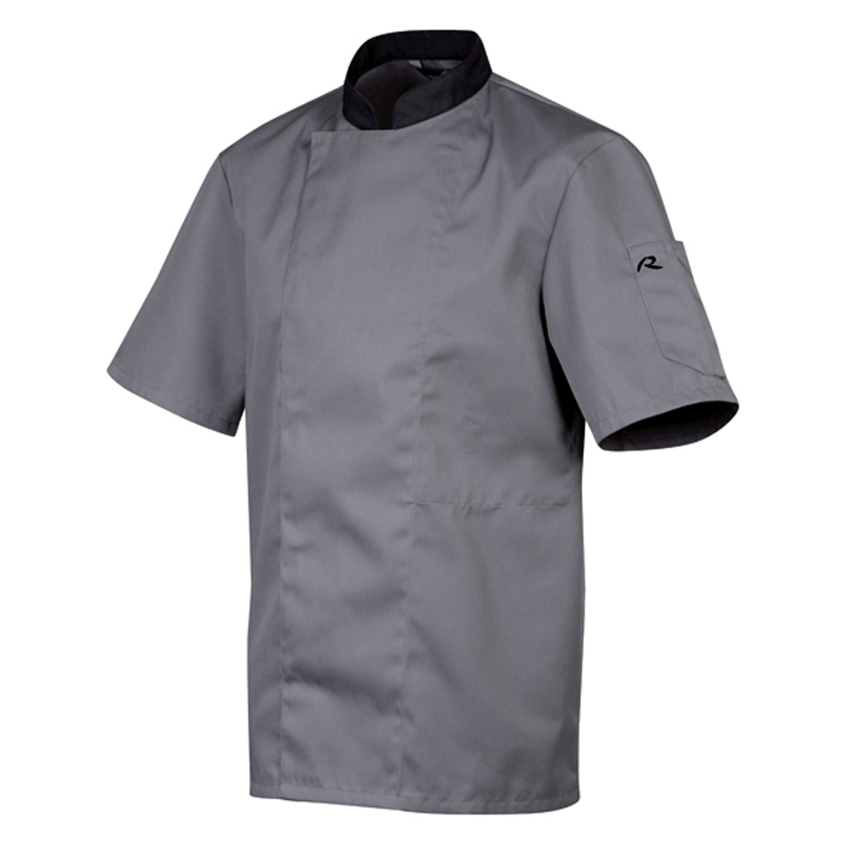 Grey Unisex Short-Sleeved Jacket Size 6 - Saga (909106) (1 X 1 unit)