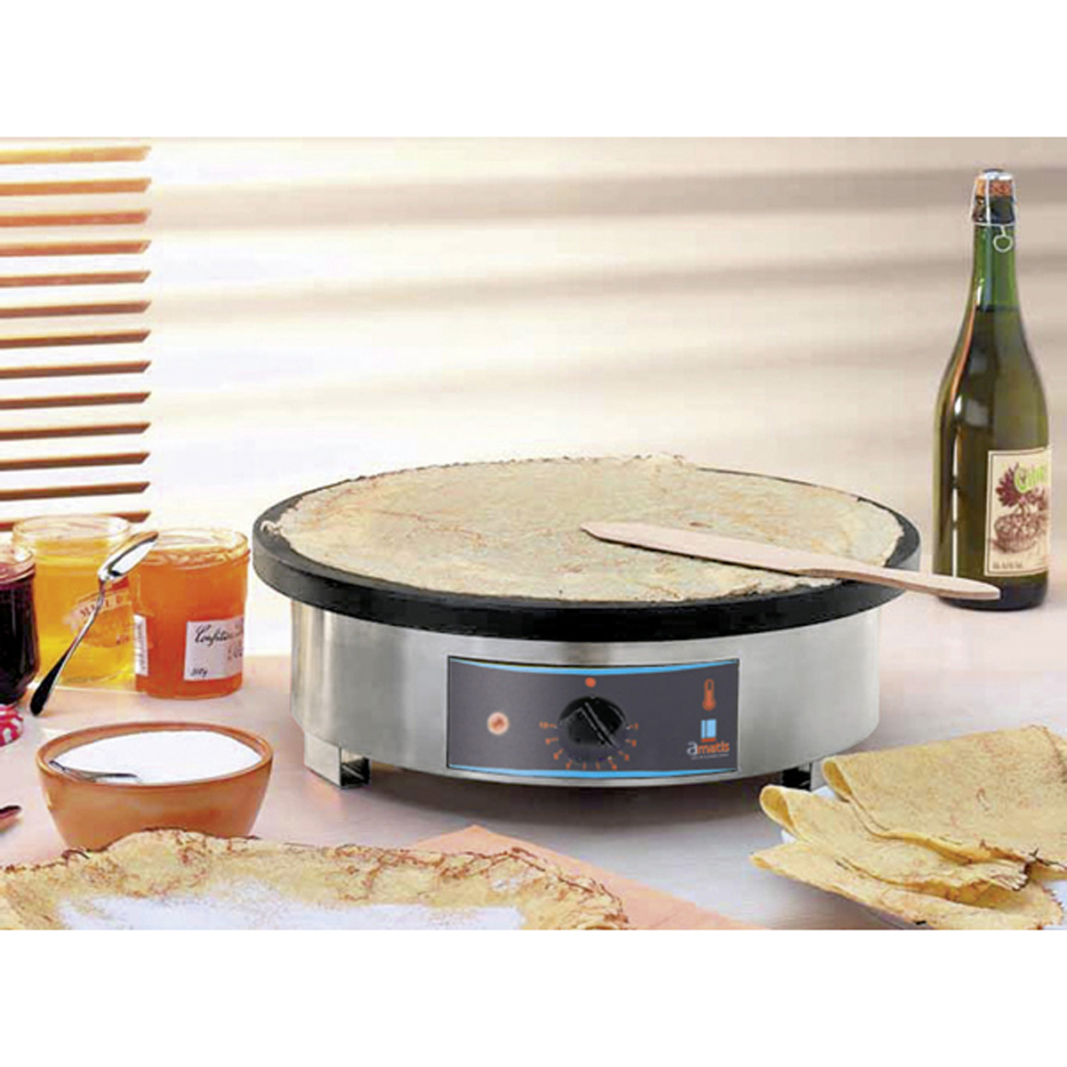 Electric griddle - 1 plate ø400mm - ø400x160mm (885287) (1 X 1 unit)
