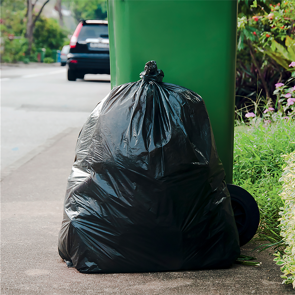 5L Bin Liner - High Density - White 33.5x35 cm (006600) (1 X 1000 units)