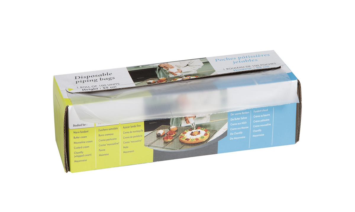 Rouleau de 100 poches jetables 55x30 cm ( 150948 ) (1 X 100 unités )