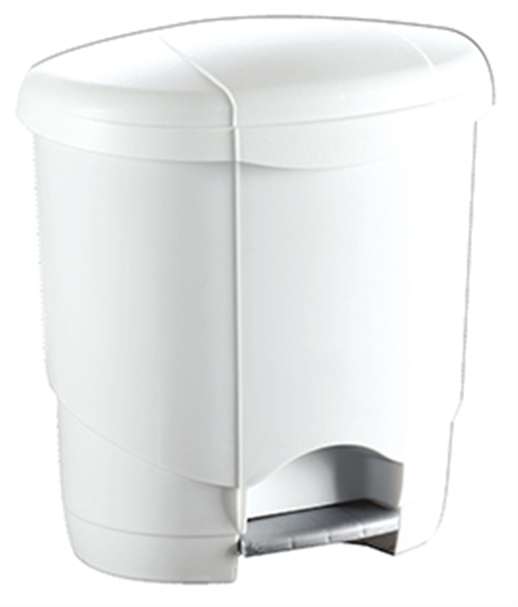4 L pedal bin - 19.1x23.5x18.6cm - Plastic (914713) (1 X 1 unit)