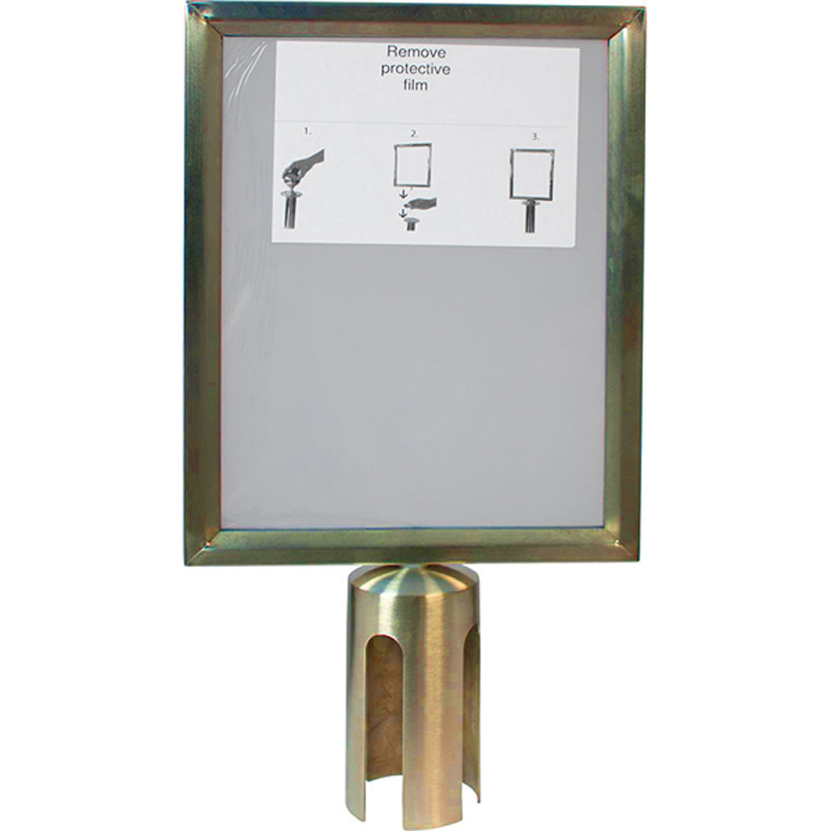 Porte affiche - Format A4 - Or ( 014908 ) (1 X 1 unité )
