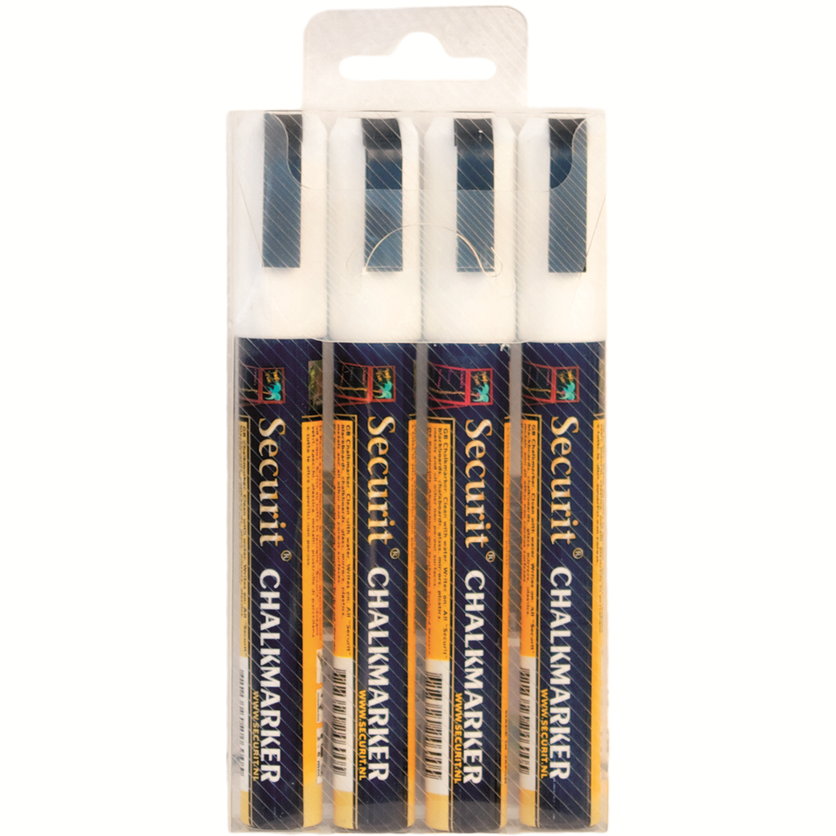 Feutre-craie blanc waterproof - Medium 2/ 6 mm ( 014568 ) (1 X 4 unités )