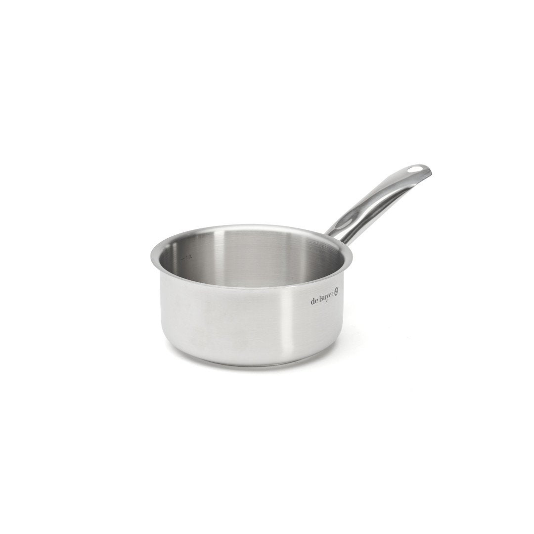 De Buyer Prim'Appety Saucepan 14 x 7cm - 1L - Stainless Steel ( 986421 ) (1 X 1 unit )