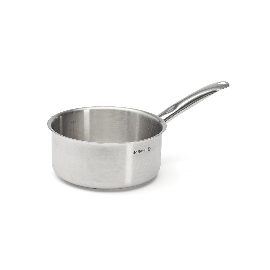 De Buyer Prim'Appety Saucepan 14 x 7cm - 1L - Stainless Steel ( 986421 ) (1 X 1 unit )