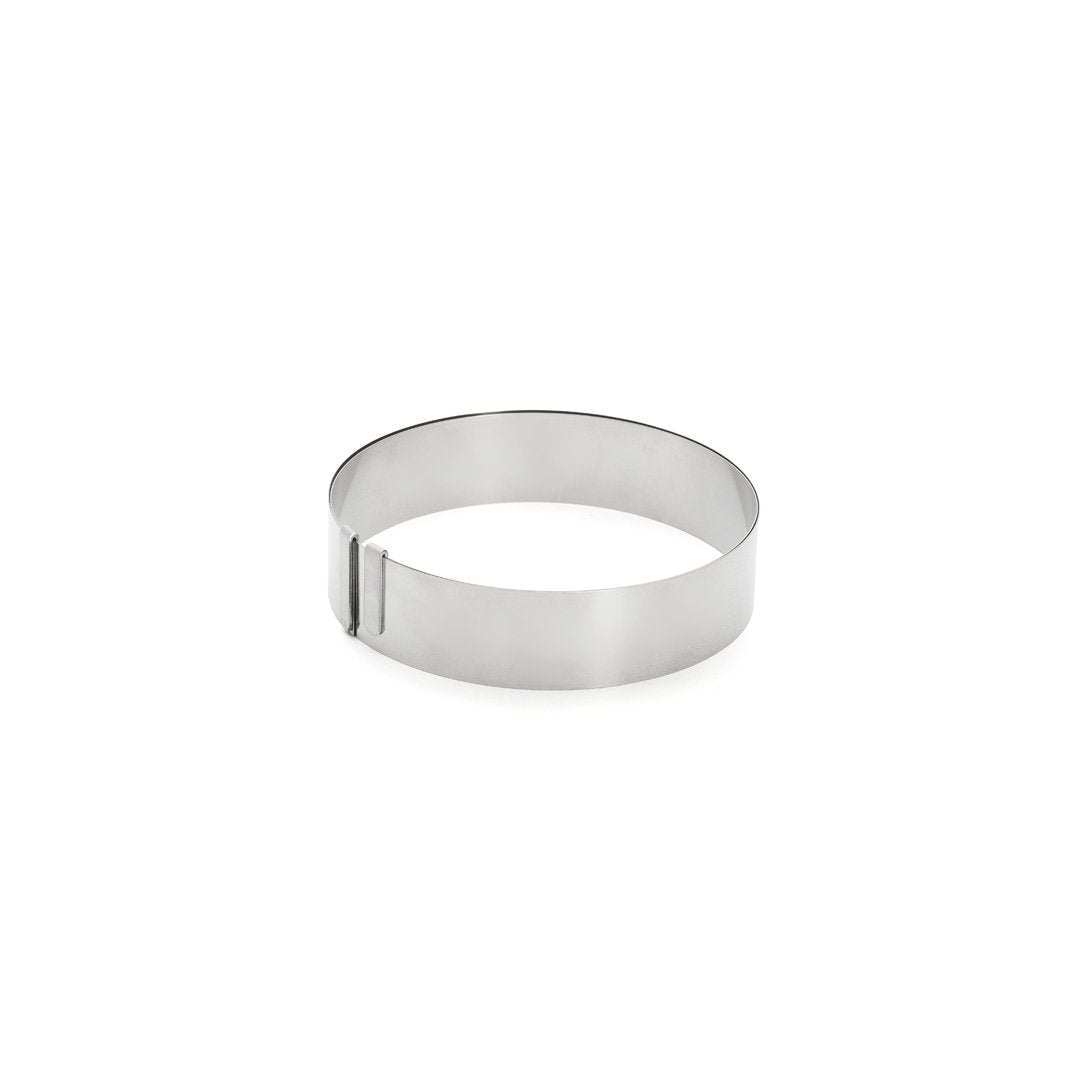Extendable circle Ø18 to 36 cm Height 4.5 cm - Stainless steel ( 523719 ) (1 X 1 unit )
