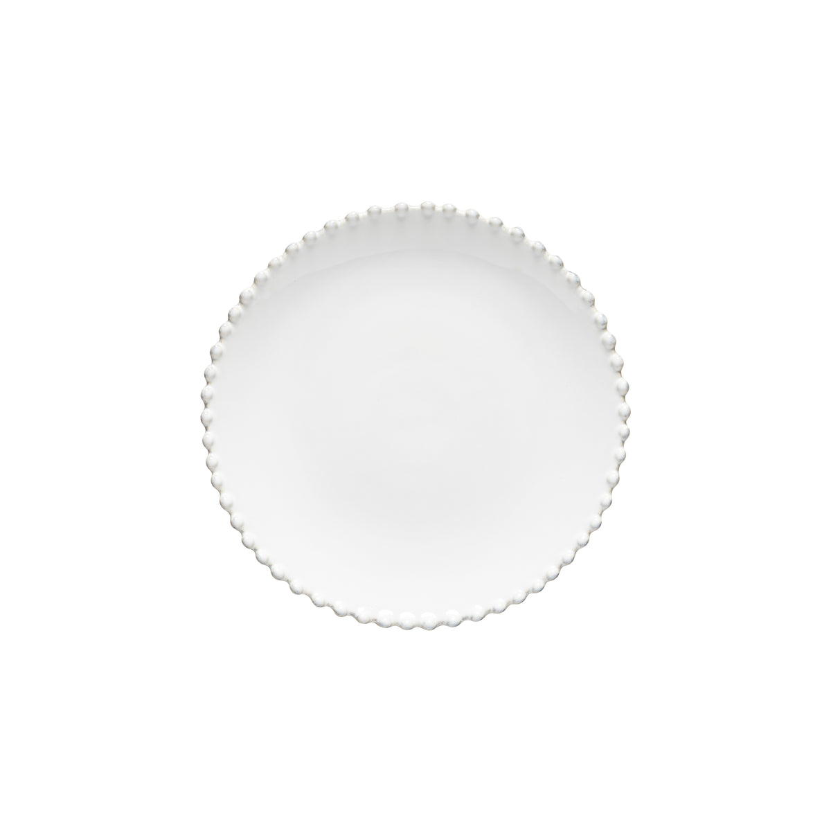 Plate - Stoneware ø 22 cm - Pearl ( E21886 ) (6 X 1 unit )