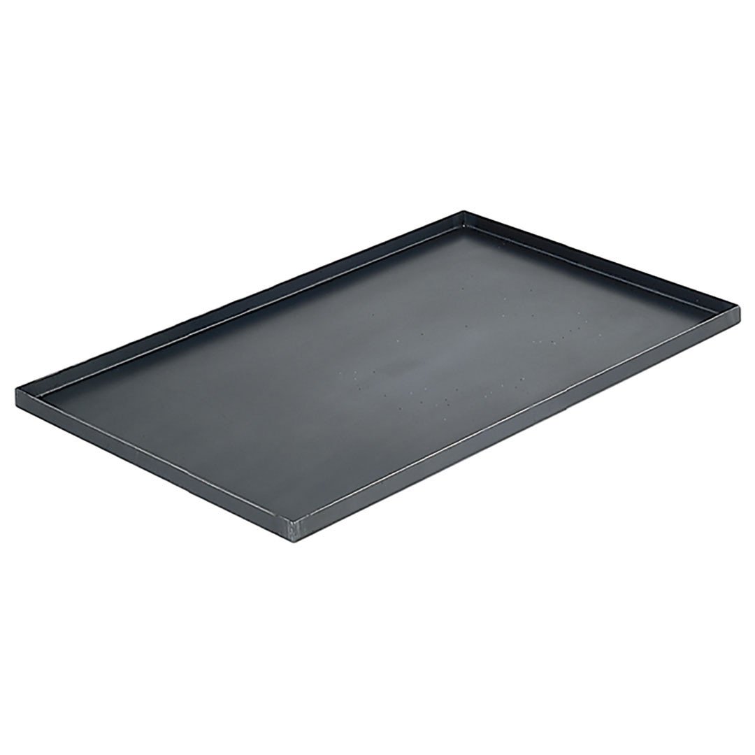 Plaque tôle 530x325 mm pleine - Noir - Acier ( 082588 ) (1 X 1 unité )