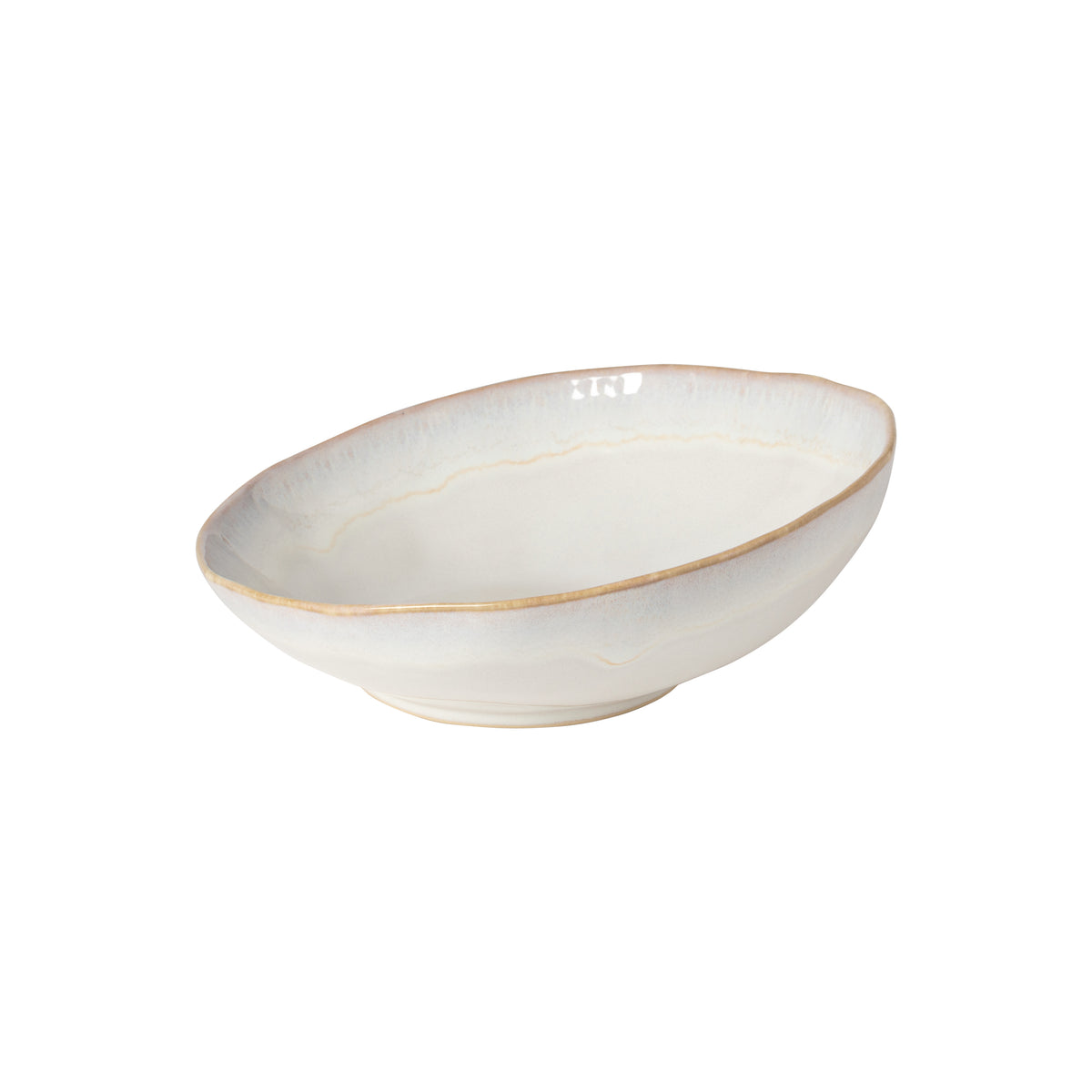 Tilted Salad Bowl - Stoneware ø 24 cm - Brisa ( E20937 ) (6 X 1 unit )